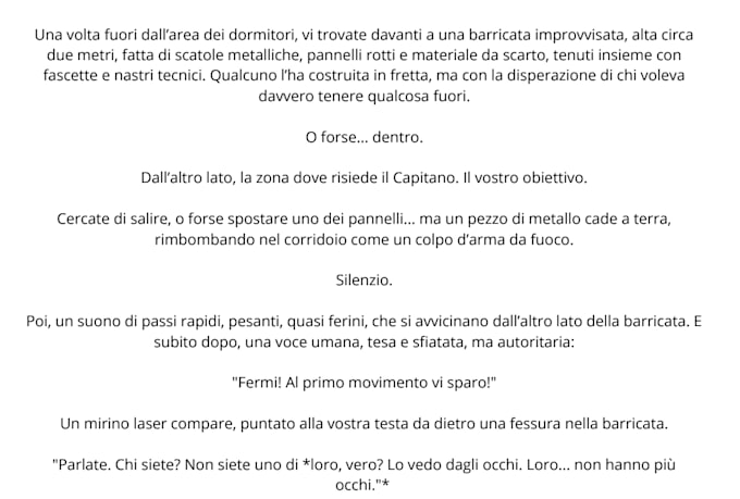 scrittura di campagne, one shoot e npc